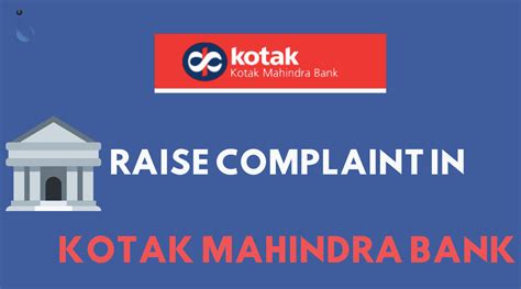 kotak mahindra bank written complaint